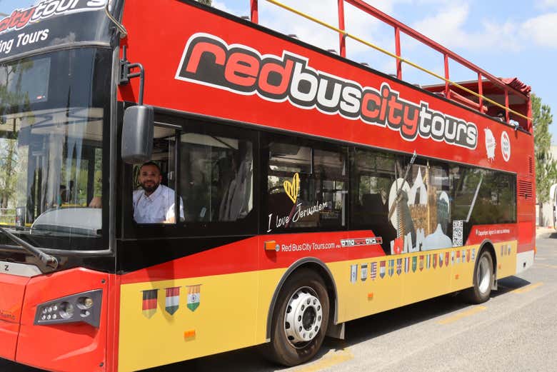 Hora de subir no ônibus!